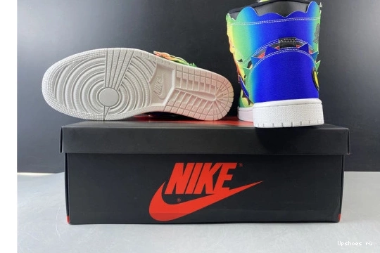 OG AIR JORDAN BALVIN’S MULTI-COLOR "J 1 J BALVIN" DC1786-125 DC1786-125 HIGH 0526